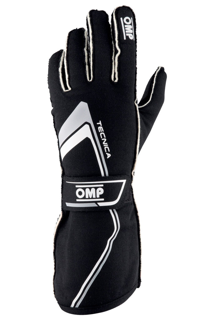 OMP RACING, INC. IB772NWXS - TECNICA Gloves Black And White Size X Small image