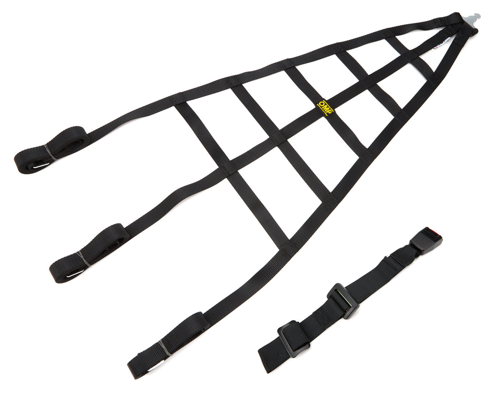 OMP RACING, INC. NA0-1876 - Window Net Racing Polyester Black image