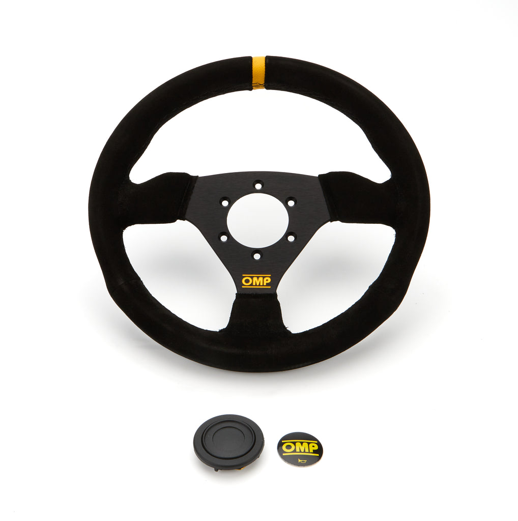 OMP RACING, INC. OD0-1975-071 - Steering Wheel Trecento Black Suede Leather image