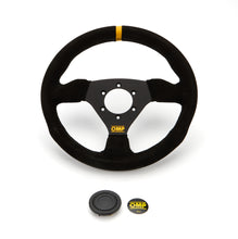 Load image into Gallery viewer, OMP RACING, INC. OD0-1975-071 - Steering Wheel Trecento Black Suede Leather image