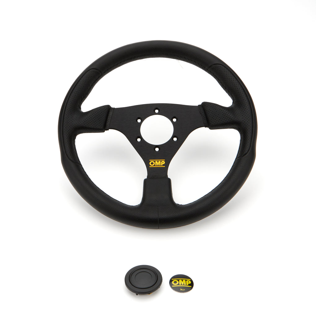 OMP RACING, INC. OD0-1981-071 - Racing GP Steering Wheel 3 Spoke 330mm Black image