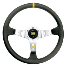 Load image into Gallery viewer, OMP RACING, INC. OD1956AN - CORSICA STEERING WHEEL BLACK AND SILVER image