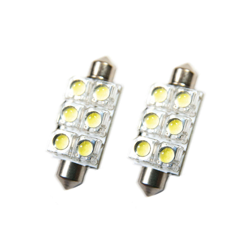 ORACLE LIGHTING 5207-001 - 44MM 6 LED Festoon Bulb White Pair image