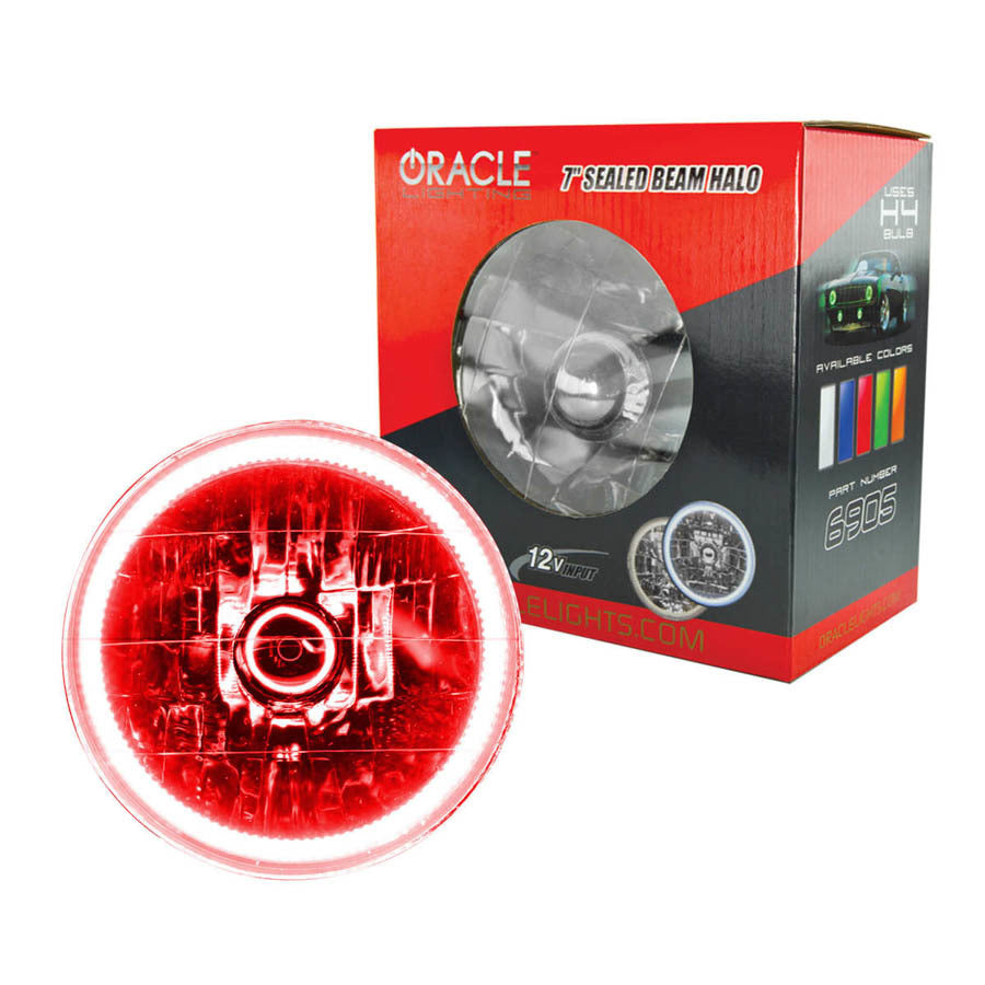 ORACLE LIGHTING 6905-003 - 7in Sealed Beam Red  image