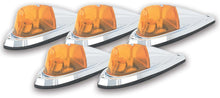 Load image into Gallery viewer, PACER PERFORMANCE 20-105 - Hi-Five Cab Roof Lights Amber Deluxe Chrome image