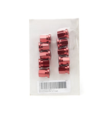 Load image into Gallery viewer, PEM QCC0119SK-10 - Cover Nuts For QC Rear Short Red 10 Pack image