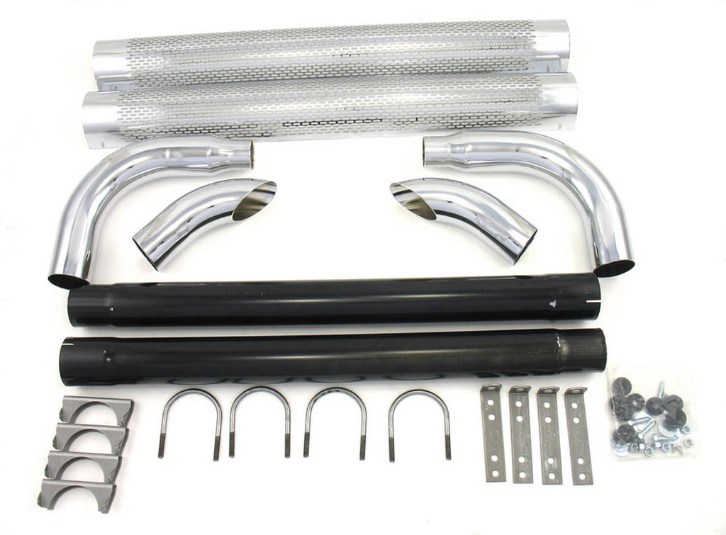 PATRIOT EXHAUST H1070 - Chrome Side Pipes - 70in  image