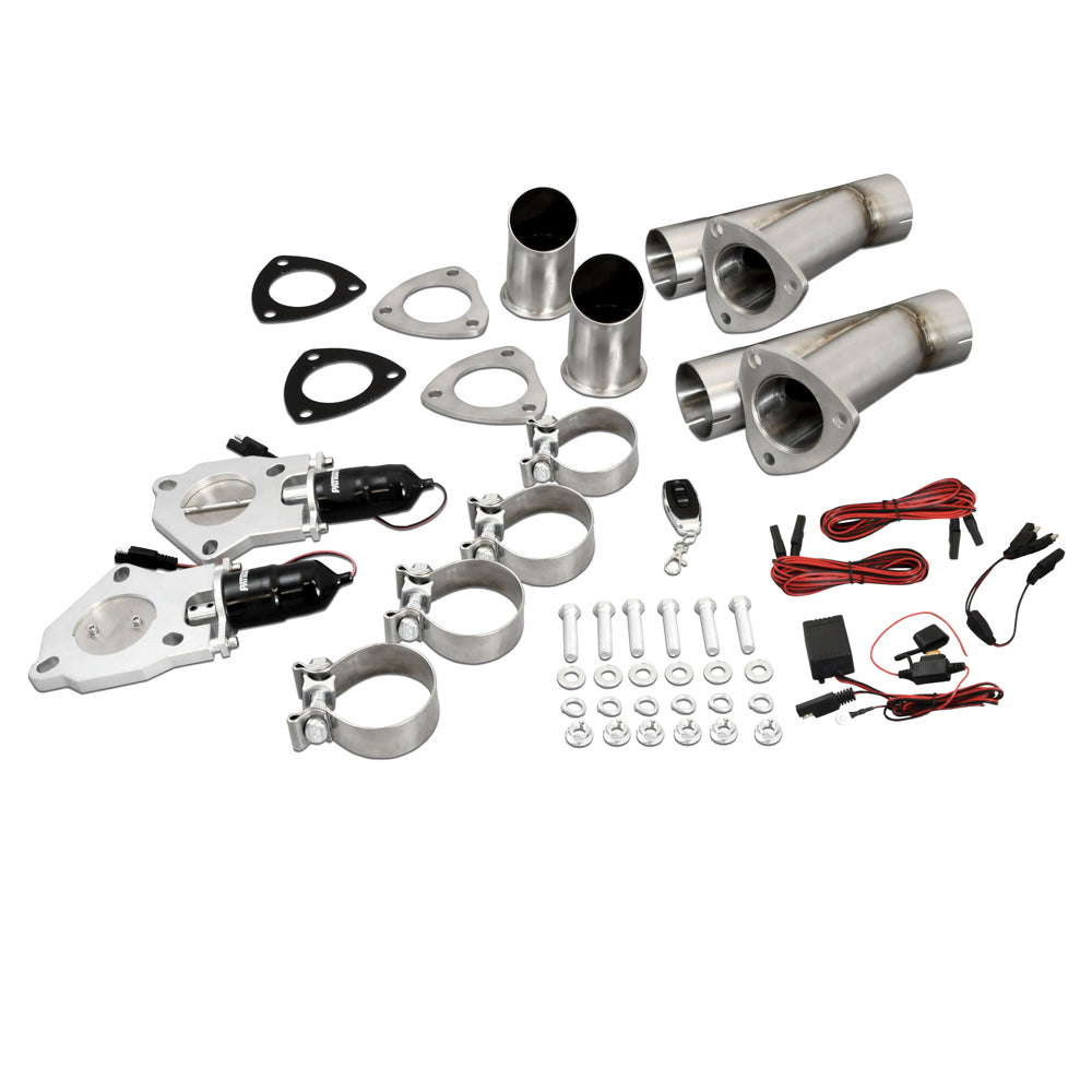 PATRIOT EXHAUST PEC250K - 2.5 Electric Cutout Dual System w/Remote image