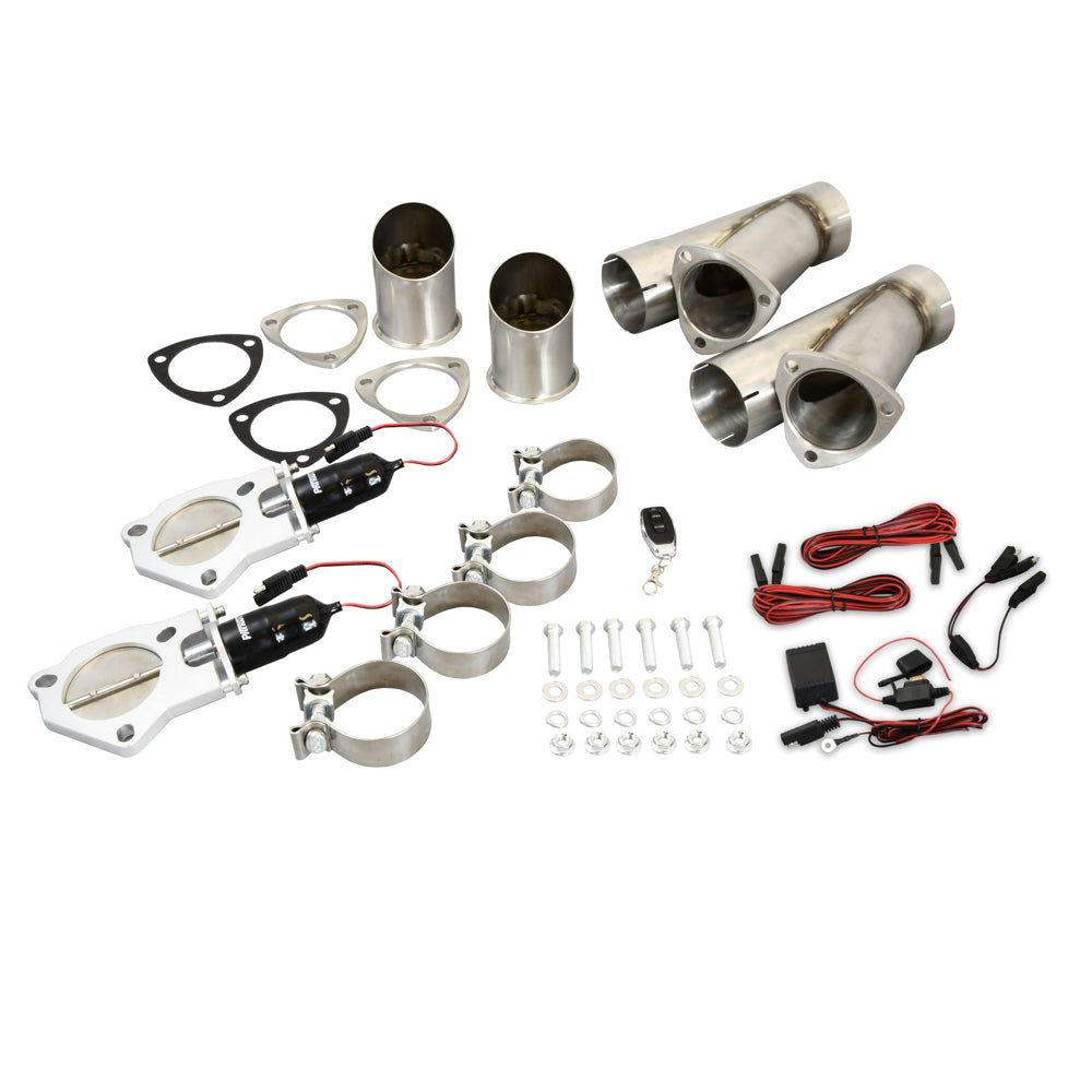 PATRIOT EXHAUST PEC300K - 3.0 Electric Cutout Dual System w/Remote image
