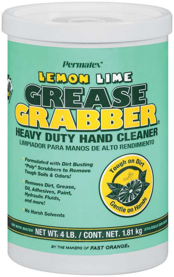 PERMATEX 13106 - Grease Grabber Heavy Dut y Hand Cleaner 4lb Tub image