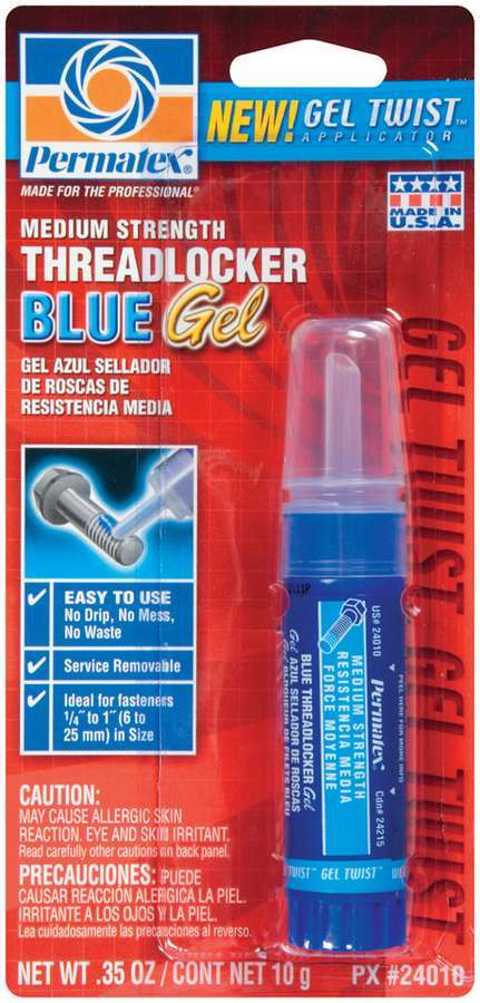 PERMATEX 24010 - Blue Threadlocker Gel Tube 10g image