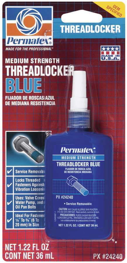 PERMATEX 24240 - Blue Threadlocker 36ml Bottle image