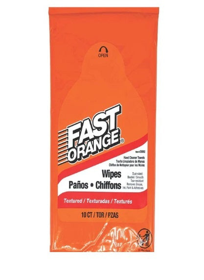 PERMATEX 25052 - Fast Orange Wipes 10 Count image