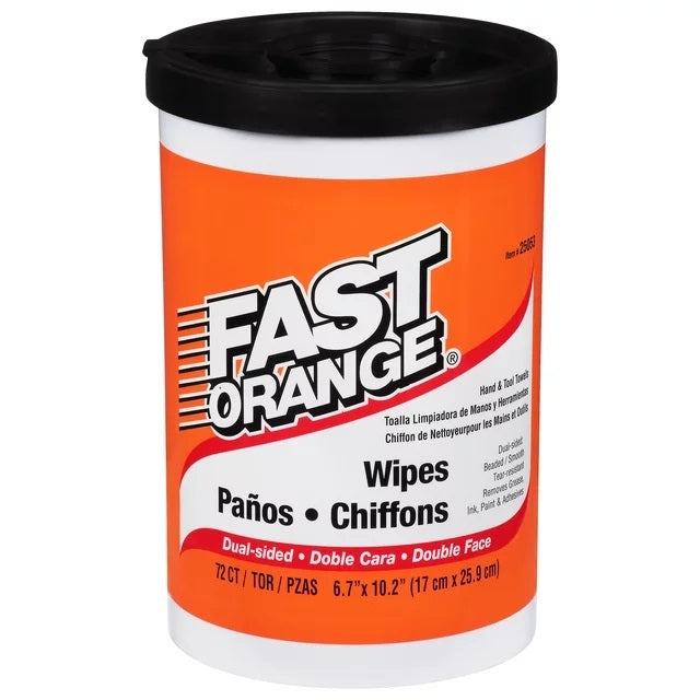 PERMATEX 25053 - Fast Orange 72Ct Wipes Tub image