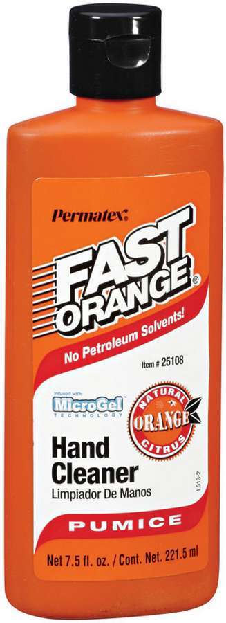 PERMATEX 25108 - Fast Orange 7.5 Oz w/pumice image