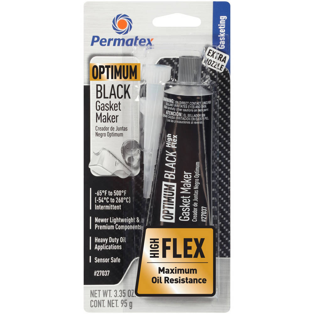 PERMATEX 27037 - Optimum Black RTV 3 Oz Silicone image