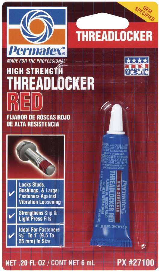 PERMATEX 27100 - Threadlocker Red  image