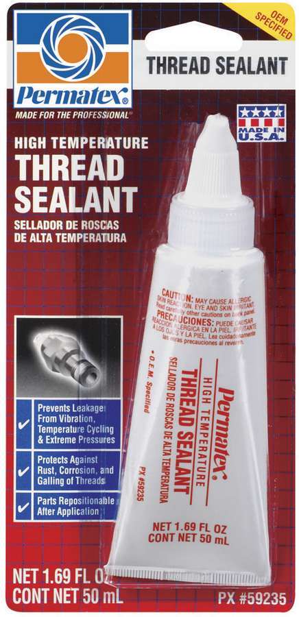 PERMATEX 59235 - High Temp Thread Sealant 50ml image