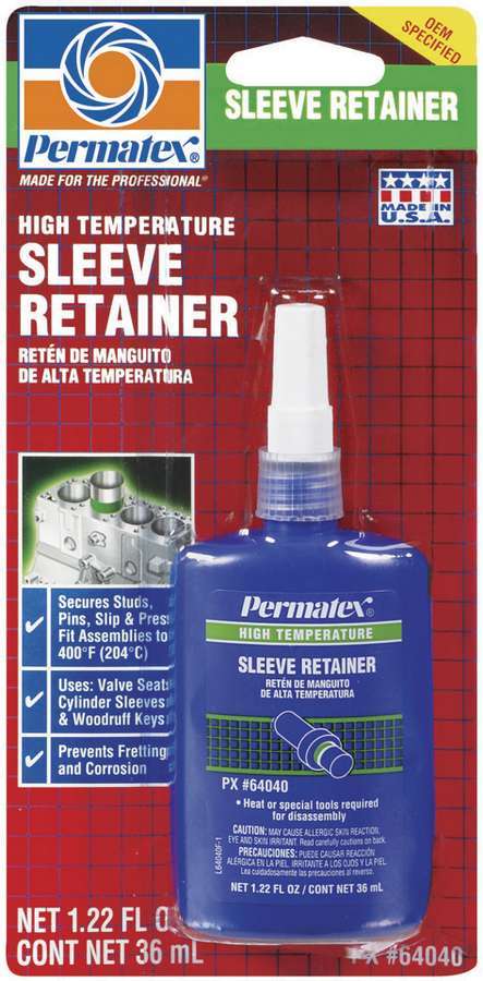 PERMATEX 64040 - Green Sleeve Retainer  image