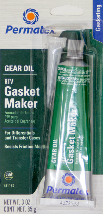 PERMATEX 81182 - Gear Oil RTV Sealant 3oz image