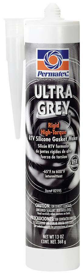 PERMATEX 82195 - Ultra Grey Silicone 13oz Cartridge image