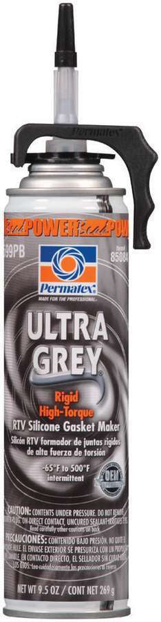 PERMATEX 85084 - Powerbead Ultra Grey RTV Silicone 9.5oz image