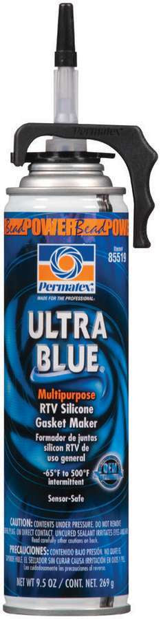 PERMATEX 85519 - Powerbead Ultra Blue RTV Silicone 9.5oz image