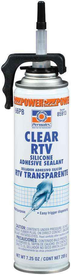 PERMATEX 85913 - Powerbead Clear RTV Silicone 7.25oz image