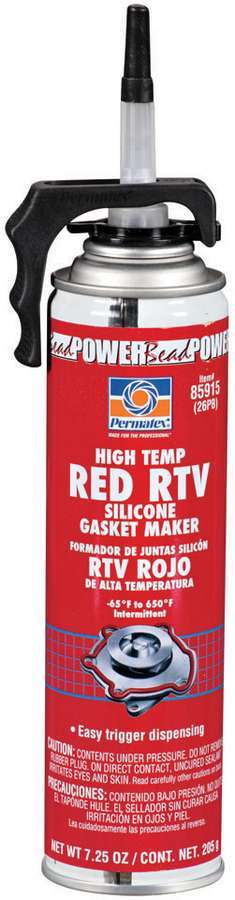 PERMATEX 85915 - Powerbead Red RTV Silicone 7.25oz image