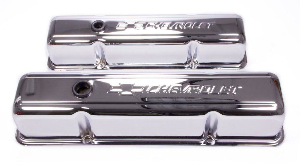 PROFORM 141-103 - SBC Chrome Bowtie V/C's - Tall w/Baffle image