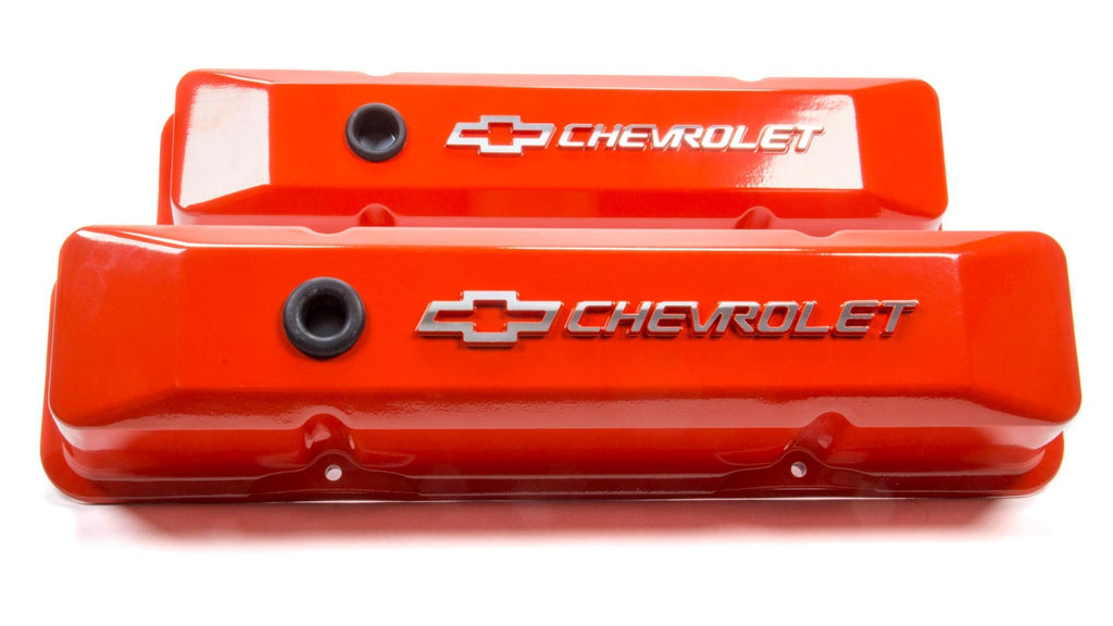 PROFORM 141-120 - SBC Chevy Orange Diecast V/C's Raised Emblem image