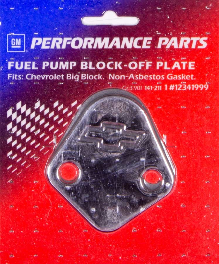 PROFORM 141-211 - BBC Bowtie Fuel Pump Block Off Plate image