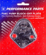 Load image into Gallery viewer, PROFORM 141-211 - BBC Bowtie Fuel Pump Block Off Plate image