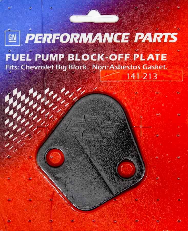 PROFORM 141-213 - BBC Fuel Pump Block-Off Plate Black Crinkle image