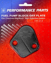 Load image into Gallery viewer, PROFORM 141-213 - BBC Fuel Pump Block-Off Plate Black Crinkle image