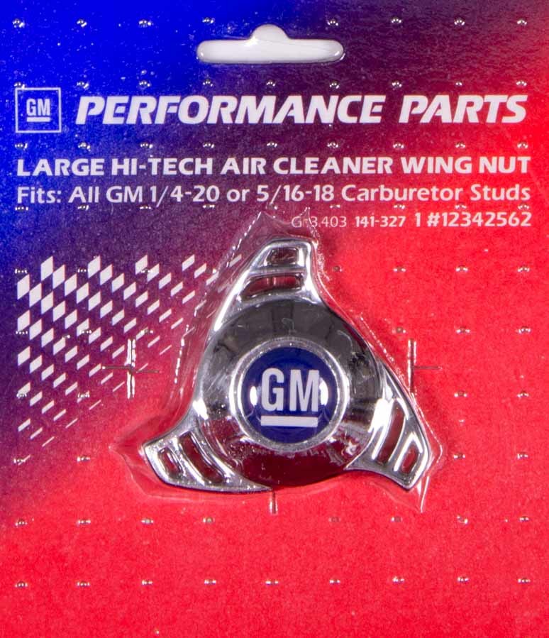 PROFORM 141-327 - Air Cleaner Center Nut- Large Hi Tech GM Logo image