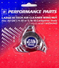 Load image into Gallery viewer, PROFORM 141-327 - Air Cleaner Center Nut- Large Hi Tech GM Logo image