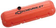 Load image into Gallery viewer, PROFORM 141-789 - BBC Valve Covers Stamped Chevrolet and Bowtie image