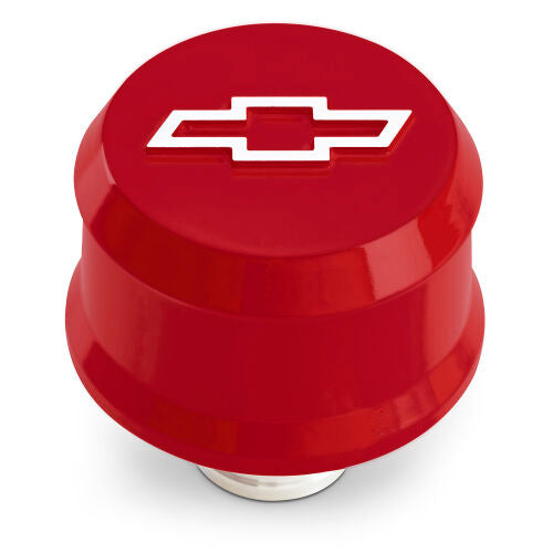 PROFORM 141-863 - Slant Edge Breather Cap Raised Bowtie Emblem Red image