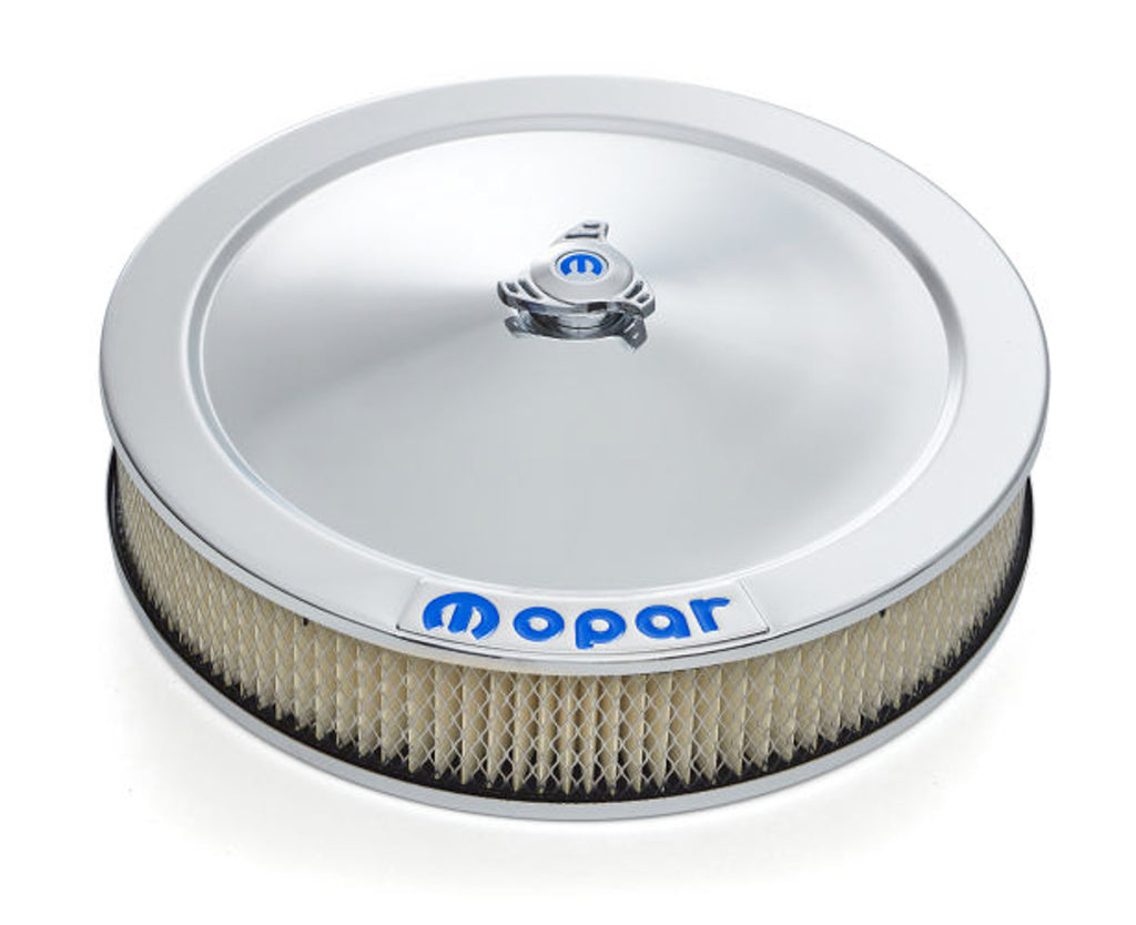 PROFORM 440-906 - 14in Air Cleaner Blue MO PAR Emblem Chrome image