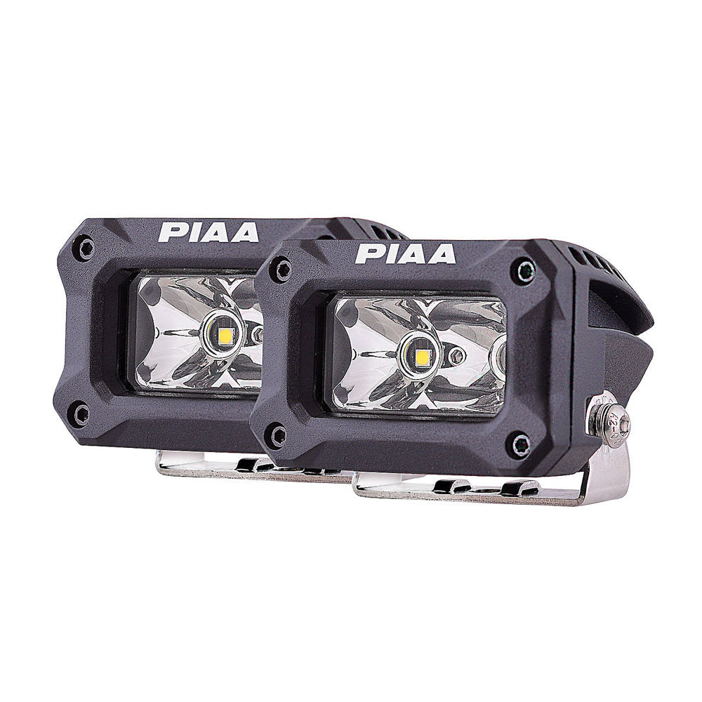 PIAA 25-02303 - 2000 Series 2in LED Ligh ts Flood Beam Pattern image