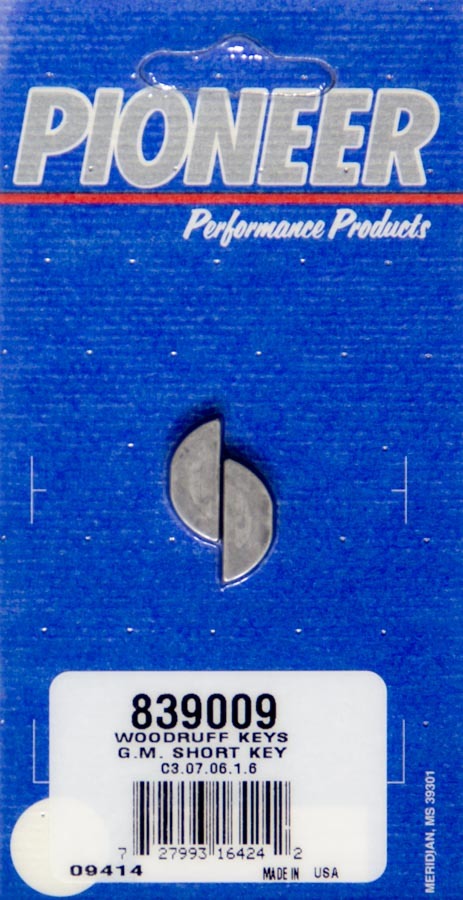 PIONEER 839009 - Woodruff Key Kit  image