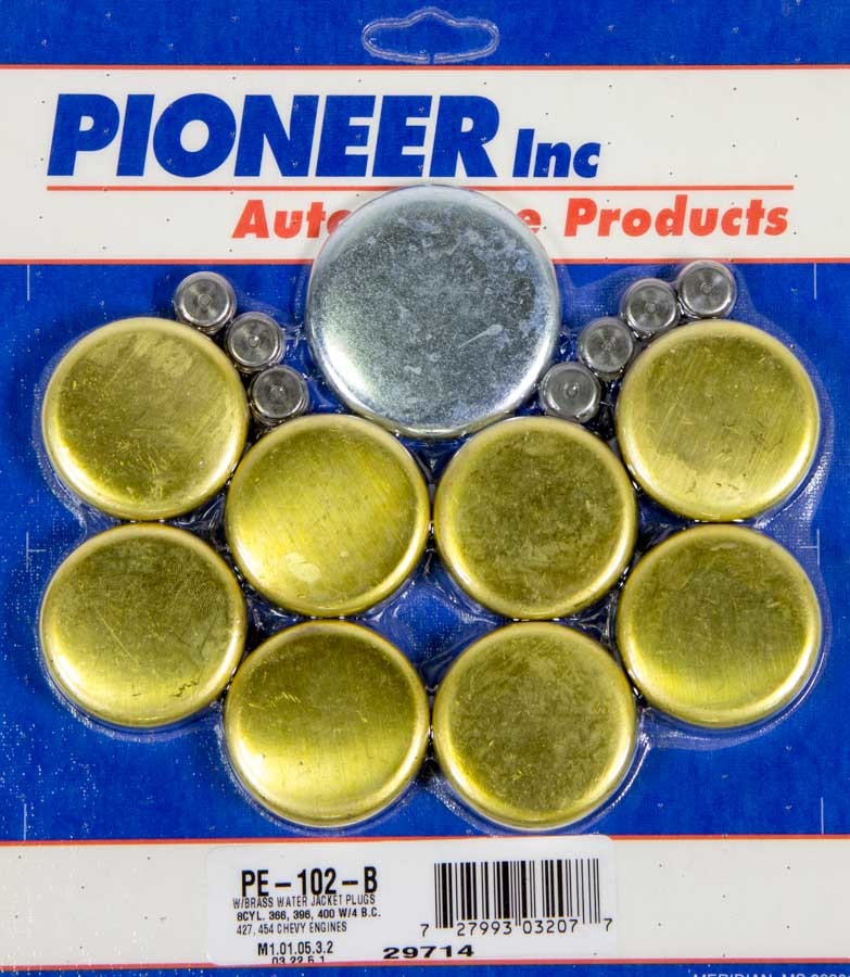 PIONEER PE102B - 454 Chevy Freeze Plug Kit - Brass image