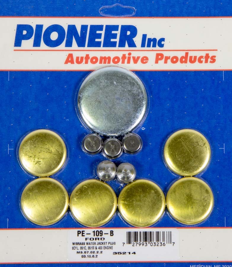 PIONEER PE109B - 400 Ford Freeze Plug Kit - Brass image