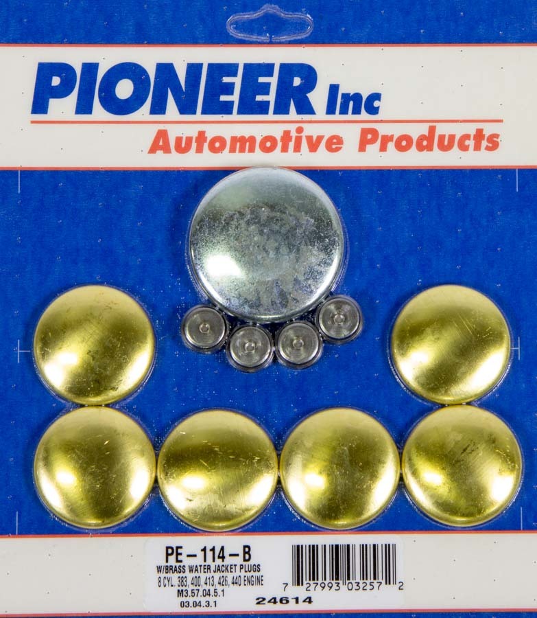 PIONEER PE114B - BBM B/RB Freeze Plug Kit - Brass image