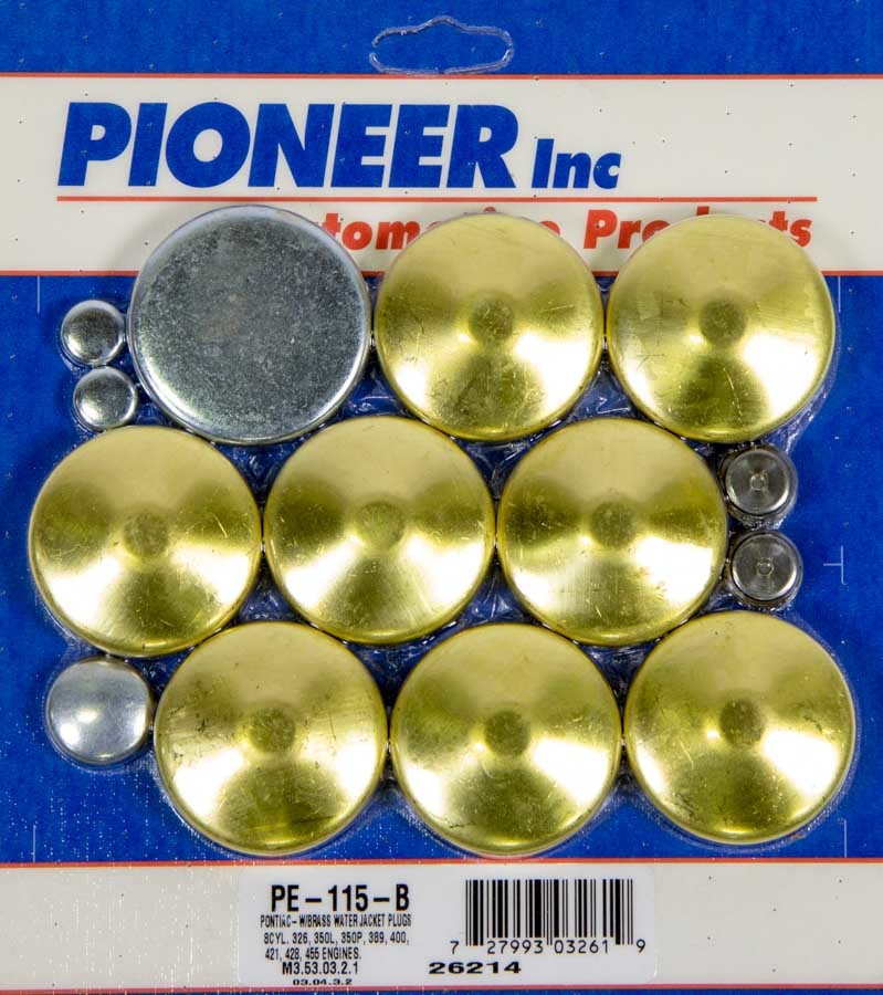 PIONEER PE115B - 350 Pontiac Freeze Plug Kit - Brass image