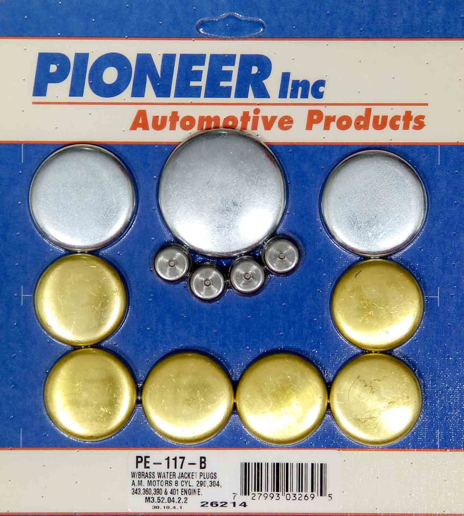 PIONEER PE117B - AMC V8 Freeze Plug Kit - Brass image