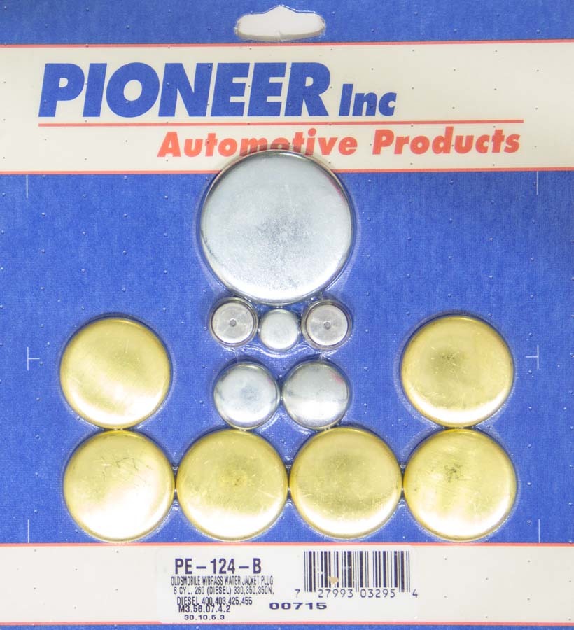 PIONEER PE124B - 350 Olds Freeze Plug Kit - Brass image