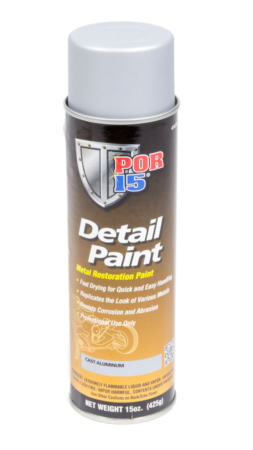 POR-15 41618 - Detail Paint Cast Alumin um 15oz Aerosol image