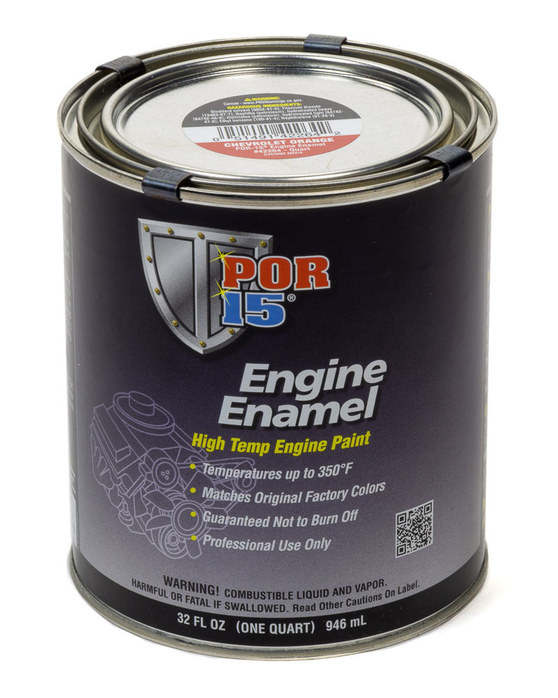 POR-15 42264 - Engine Enamel Chevy Oran ge  Quart image